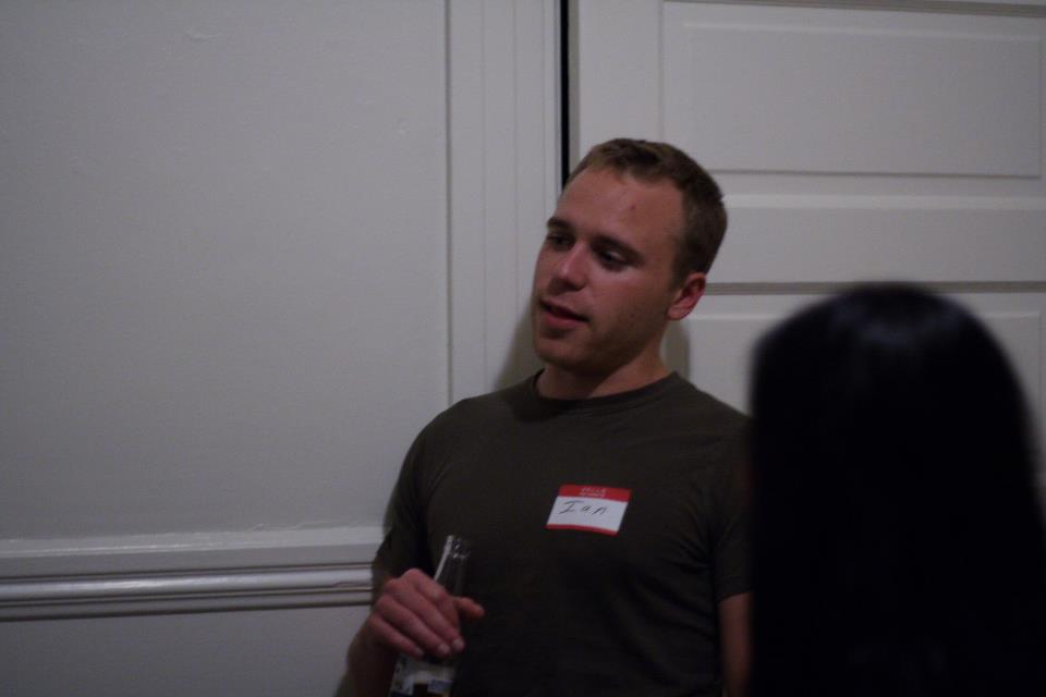 ian gunn at 3656a's housewarming party